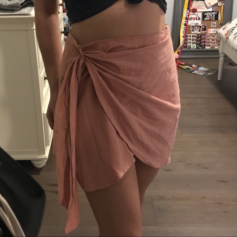 Pink skirt